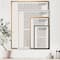 Designart - Minimal Geometric Lines And Squares IV - Modern Canvas Wall Art Print in Black Frame